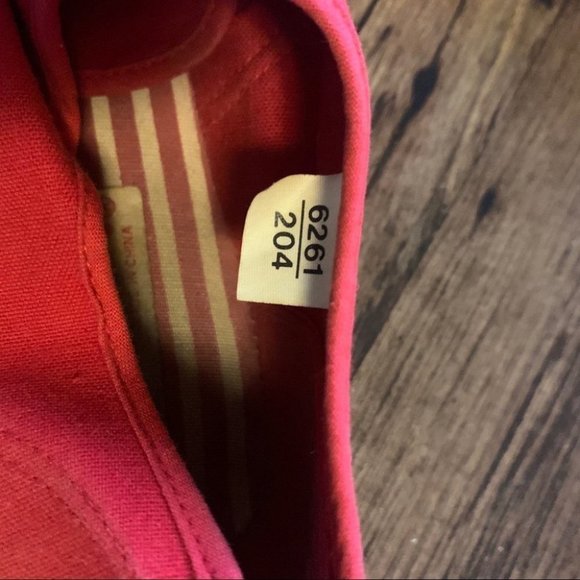 Coasters red shoes size 7 slip on - Picture 4 of 6